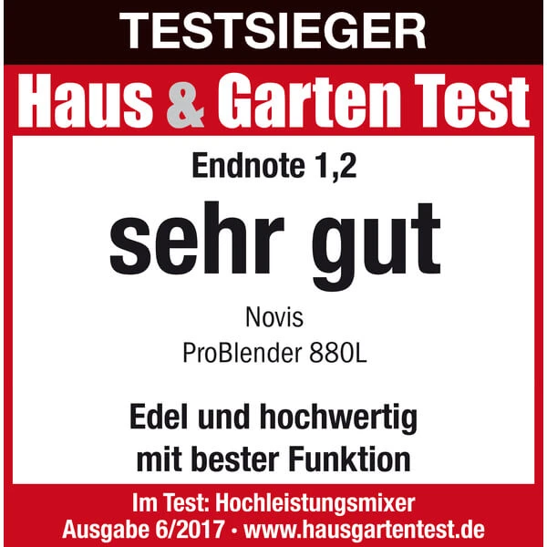 Novis ProBlender 880L Crème - Mixeur à Poser 3 Novis ProBlender 880L Crème - Mixeur à Poser – Image 3