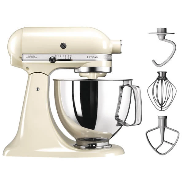 SET KitchenAid KSM 125 Crème + Zubehör Set - Robot De Cuisine 1 SET KitchenAid KSM 125 Crème + Zubehör Set - Robot De Cuisine