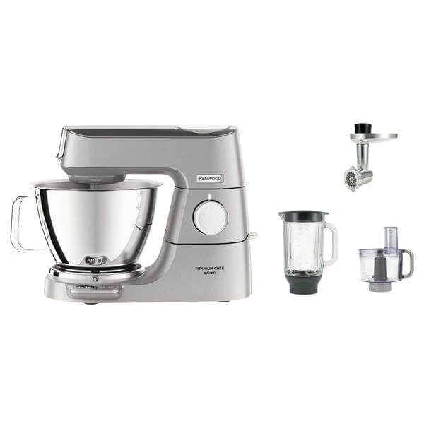 Kenwood Titanium Titanium Chef Baker KVC85.594SI - Robot De Cuisine 1 Kenwood Titanium Titanium Chef Baker KVC85.594SI - Robot De Cuisine