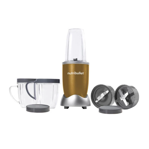 NutriBullet Extracteur 12 Pièces 600W Or - Mixeur à Poser 1 NutriBullet Extracteur 12 Pièces 600W Or - Mixeur à Poser