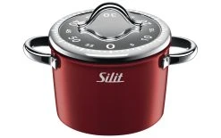 Silit Minuteur De Cuisine Vitaliano Rouge - Appareils De Cuisine Divers