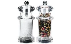 Moha Moulins à Sel Et à Poivre Millies 10 Cm, Transparent - Appareils De Cuisine Divers