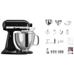 KitchenAid KSM 200 David Geisser Set Noir - Robot De Cuisine