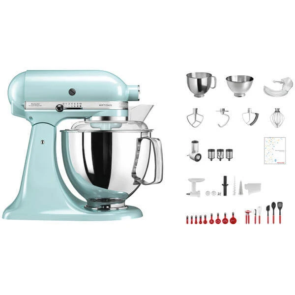 KitchenAid Swiss Anniversary Set KSM200 Bleu Glacier - Robot De Cuisine 1 KitchenAid Swiss Anniversary Set KSM200 Bleu Glacier - Robot De Cuisine