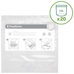 Foodsaver Vacuum Bags 3.8 L - Accessoires Pour Machine D’emballage Sous Vide