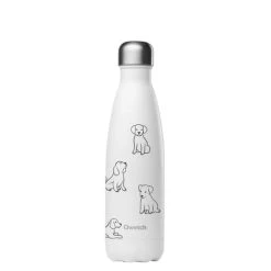 Qwetch Cat Dog Bouteille Isolée En Acier 500ml Blanc - Appareils De Cuisine Divers