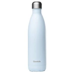 Qwetch Bouteille Isolée En Acier Pastel 750ml Bleu Clair - Appareils De Cuisine Divers